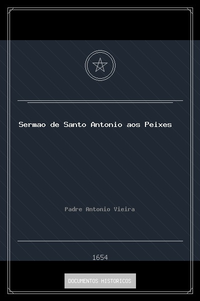Sermão de Santo Antônio aos Peixes