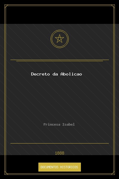 Decreto da Abolição