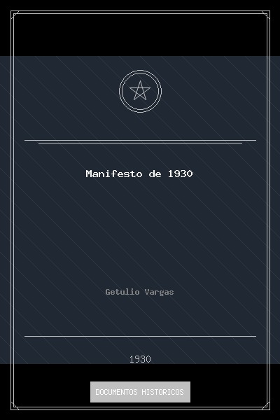 Manifesto de 1930