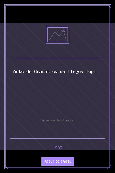 Arte de Gramática da Língua Tupi