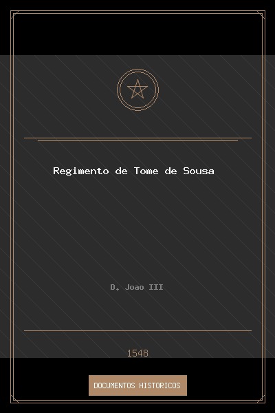 Regimento de Tomé de Sousa