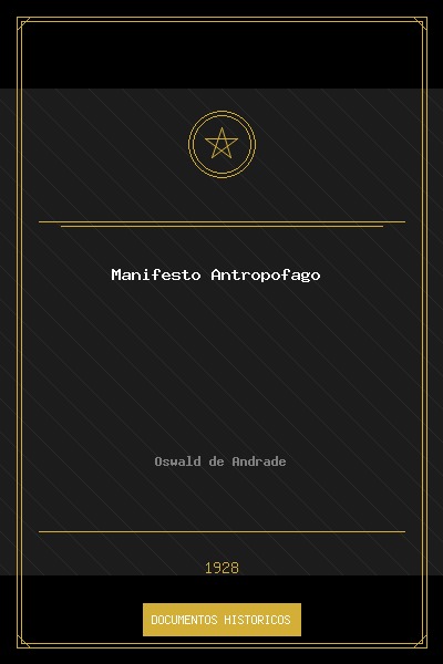 Manifesto Antropófago